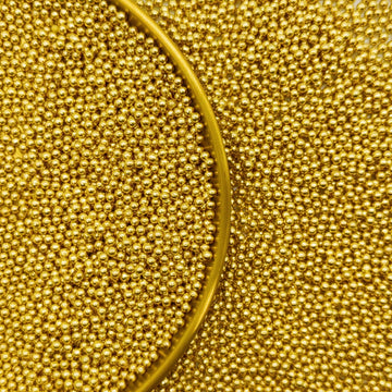 Edible Super Gold Pearl Sugar Sprinkles Candy 2Mm Mini Pearls Cake Decorations Cupcake Toppers Cookie Decorating Perfect For Wed