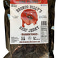 Bronco Billys Beef Jerky Bourbon Soaked, 16 Ounce Resealable Bag