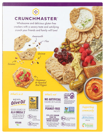 Crunchmaster Original Multi-Seed Crackers, 3.54 Oz
