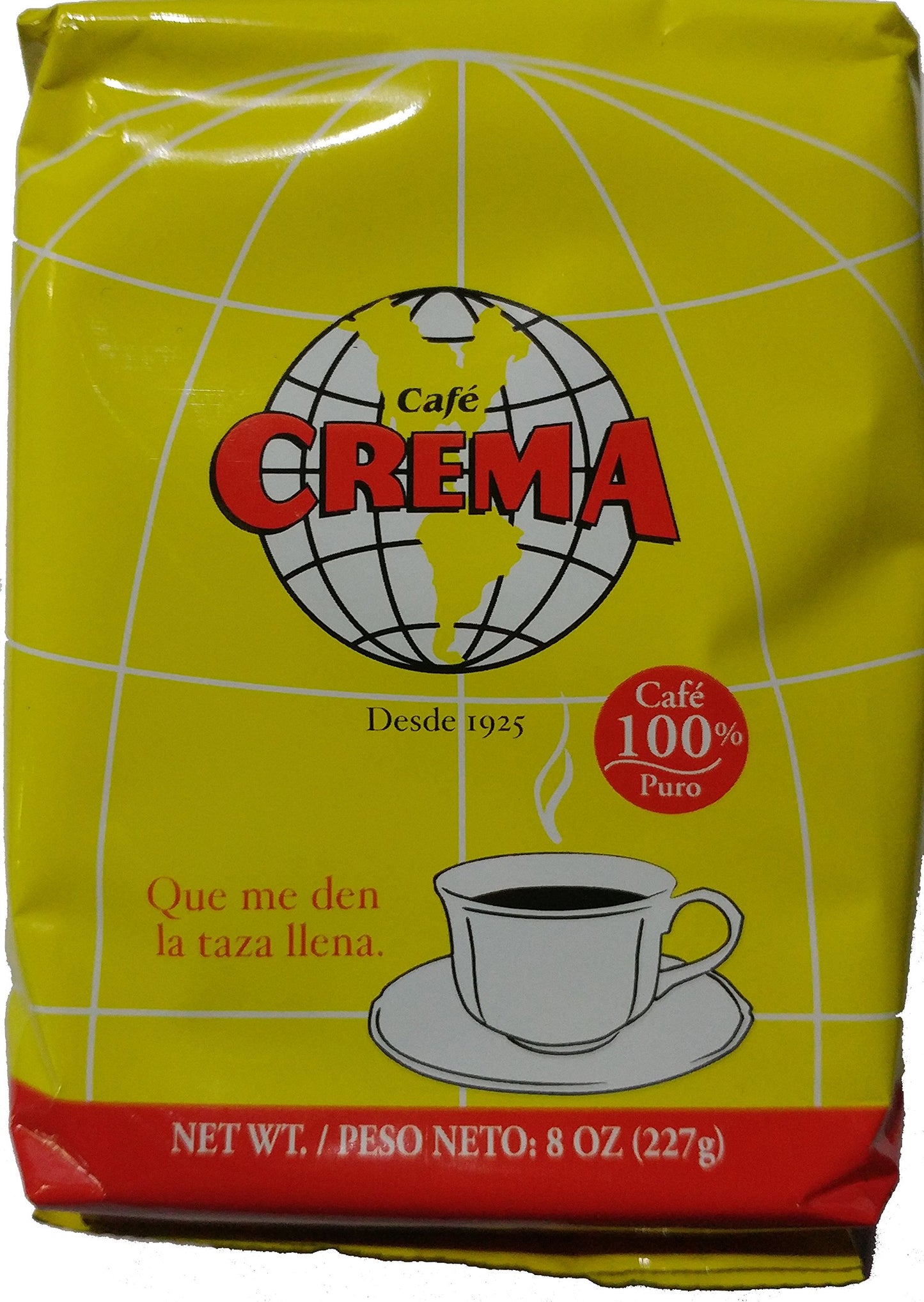 Puerto Rican Ground Coffee Variety Pack - 4 Local Favorites In 8 Ounce Bags (Cafe Rico, Lareno, Crema And Yaucono) Includes 2 En