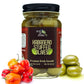 Green Jay Gourmet Habanero Stuffed Olives – Stuffed Green Olives For Cocktail Garnish & Cheese Board Recipes – Dirty Martini Olives & Cocktail Olives – Gourmet Olives – All Natural – Large – 16 Ounces