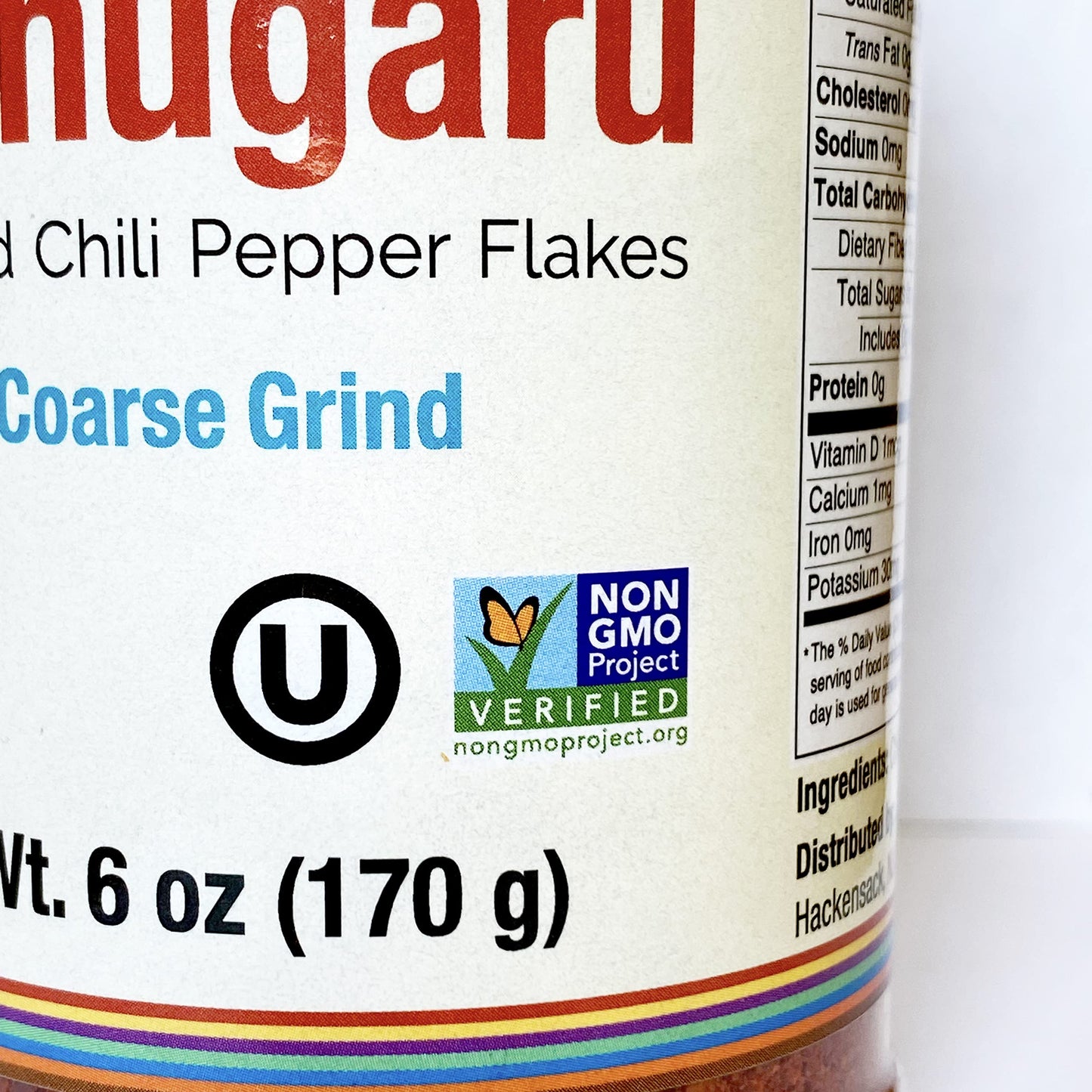 Crazy Korean Cooking Gochugaru Korean Red Pepper Flakes, Non-GMO, Gluten Free, Kosher, Coarse Grind, 6 OZ