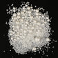 Kasvan White Pearl Sugar Sprinkles - Edible Candy Pearls 130G/4.58 Oz, Mix Size, Baking Cake Decorations, Ice Cream Toppings And