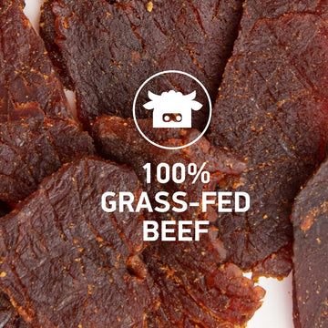 Krave All Natural Beef Jerky, Garlic Chili Pepper - Protein Packed Snacks Roasted For Maximum Flavor - 100% Grass Fed Beef - Glu