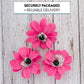 Global Sugar Art Double Anemone Sugar Cake Flowers Pink, 3 Count By Chef Alan Tetreault