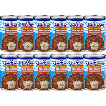 Blue Runner Creole Cream Style Red Beans with Creole Mirepoix, 15 oz (Pack of 12)