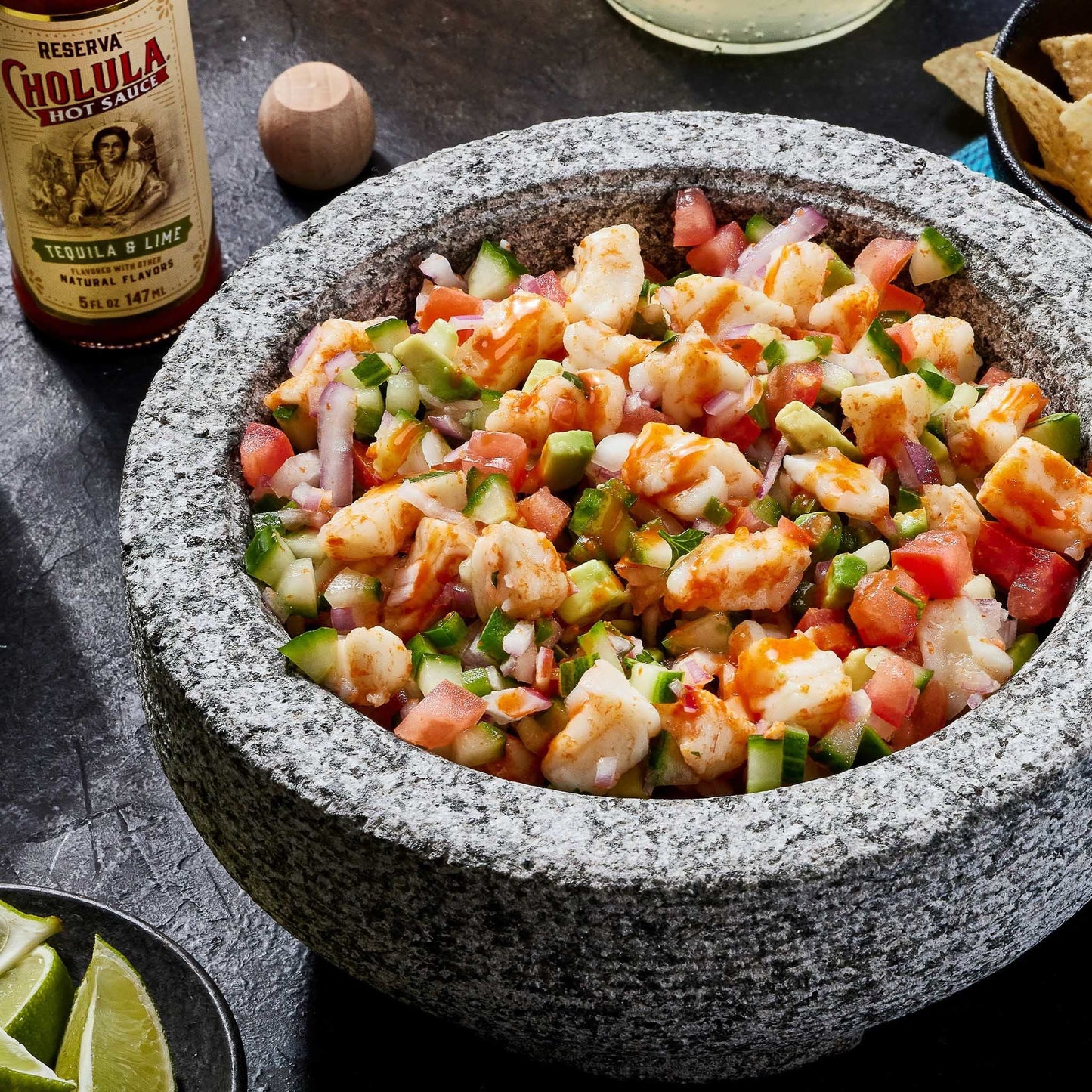 Cholula Hot Sauce with spirit-inspired flavor & Lime, 5 Fl Oz, Crafted with 100% Agave spirit-inspired flavor