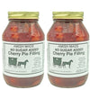 Amish Pie Filling No Sugar Added Cherry - TWO 32 Oz Jars