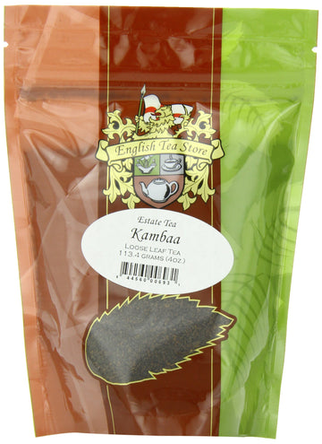 English Tea Store Loose Leaf, Kambaa Estate Tea Pouches, 4 Ounce