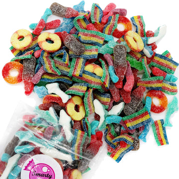Smarty Stop Assorted Sour Mix Gummies (2 Pound (Pack Of 1))