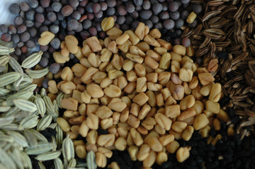 Indus Organics Panch Phoran Bengal Five Spice Blend, Premium Grade, 1 Lb Jar