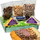 Sausage, Cheese and Nuts Gift Basket for Men, Women, Cashews, Almonds, Maple Pecans, 2 Cheeses, Summer Sausage - Birthday Gift f