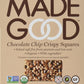 Made Good Crispy Squares, Chocolate Chip, 4.68 Ounce