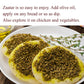 The Spice Way - Traditional Lebanese Zaatar With Hyssop | 6 Oz | (No Thyme That Is Used As An Hyssop Substitute) Freshly Grown S