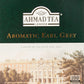 Ahmad Tea Black Tea, Earl Grey Aromatic Teabags, 100 Ct - Caffeinated & Sugar-Free, Packaging May Vary