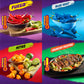 Takis Variety Pack - Assorted Rolled Tortilla Chips, 18 Count, Includes Fuego, Blue Heat, Nitro, Crunchy Fajitas