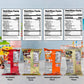 Joayo Jjol Byeong Snack 4 Packs - Crushing Ramen Noodle Snack For School, Office, Kids, Adults/Hot(82G), Chapagetti(77G), Anseon