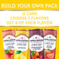 Sanpellegrino Zero Grams Added Sugar Italian Sparkling Drinks, Sparkling Fruit Beverage, Made With Natural Flavors, Build Your Own Variety Pack, 12-Pack