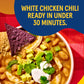 Bush'S Best Canned Slow-Simmered White Chili Magic Starter (Pack Of 12), Source Of Plant Based Protein And Fiber, Low Fat, Glute