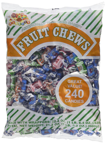 Albert'S Fruit Chews - Assorted Flavors (240 Candies)