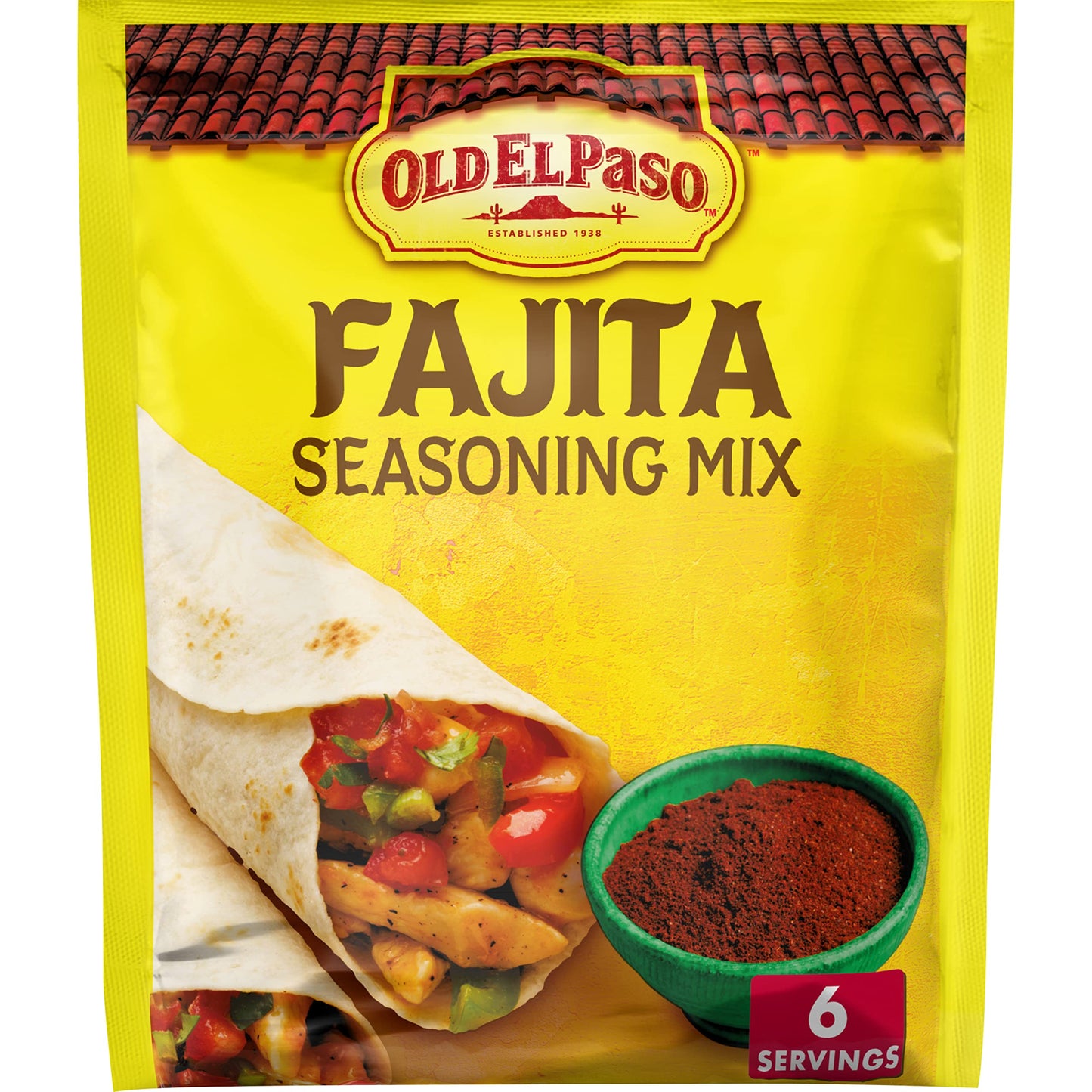 Old El Paso Fajita Seasoning Mix, Meal Prep, Spices and Seasonings, 1 oz Packet