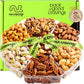Nut Cravings Gourmet Collection - Rosh Hashana & Shana Tova Mixed Nuts Gift Basket + Green Ribbon (7 Assortments, 1 Lb) Arrangem