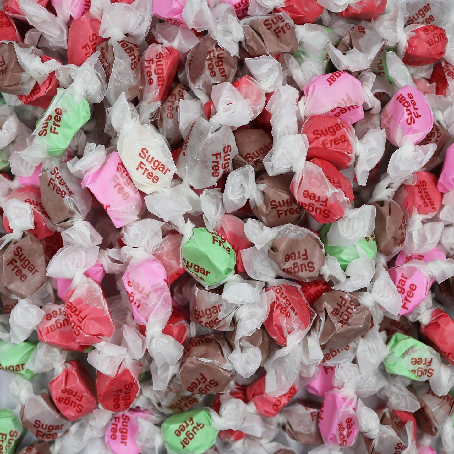 Gourmet Soft and chewy Salt Water Taffy Candies - Individually Wrapped - Bulk bags (Sugar Free Taffy Lite, 2 Pound (Pack of 1))