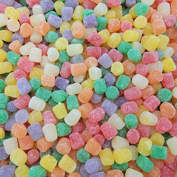 FirstChoiceCandy Assorted Spice Drops, 2 LB, Colorful Mix: Yellow, Orange, White, Green, Red, Purple