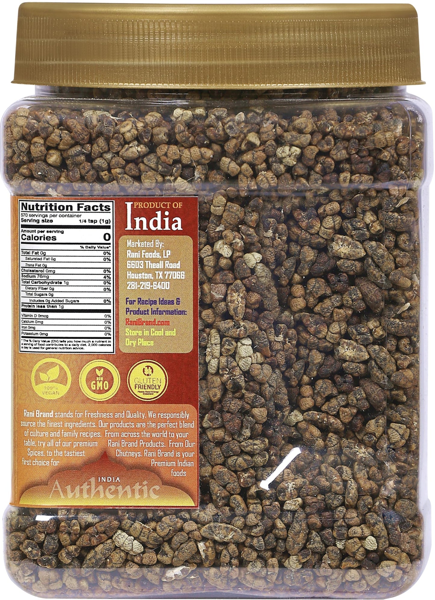 Rani Cardamom Decorticated Seeds - All Natural, Vegan, Gluten Friendly, NON-GMO - 20oz (1.25lbs) PET Jar