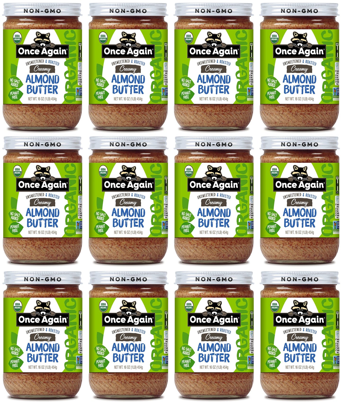 Once Again - Organic Almond Butter Creamy - 16 oz.