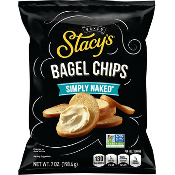 Stacys Simply Naked Bagel Chips, 7 oz Bag
