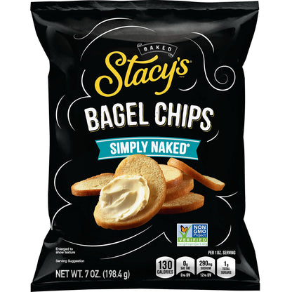 Stacys Simply Naked Bagel Chips, 7 oz Bag