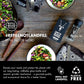 Oryx Black Pepper Grinder - 1.26Oz - Manual Refillable Grinder With Enhanced Whole Black Peppercorns From Madagascar - Perfect For Home Cooking & Gourmet Meals - Refillable Reusable +20X Grinder Head