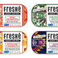 Fresh   Gourmet Canned Tuna Variety Pack (4 Pack) Healthy High-Protein Skipjack Fish & Ready-to-Eat Meal - All-Natural, Non-GMO,