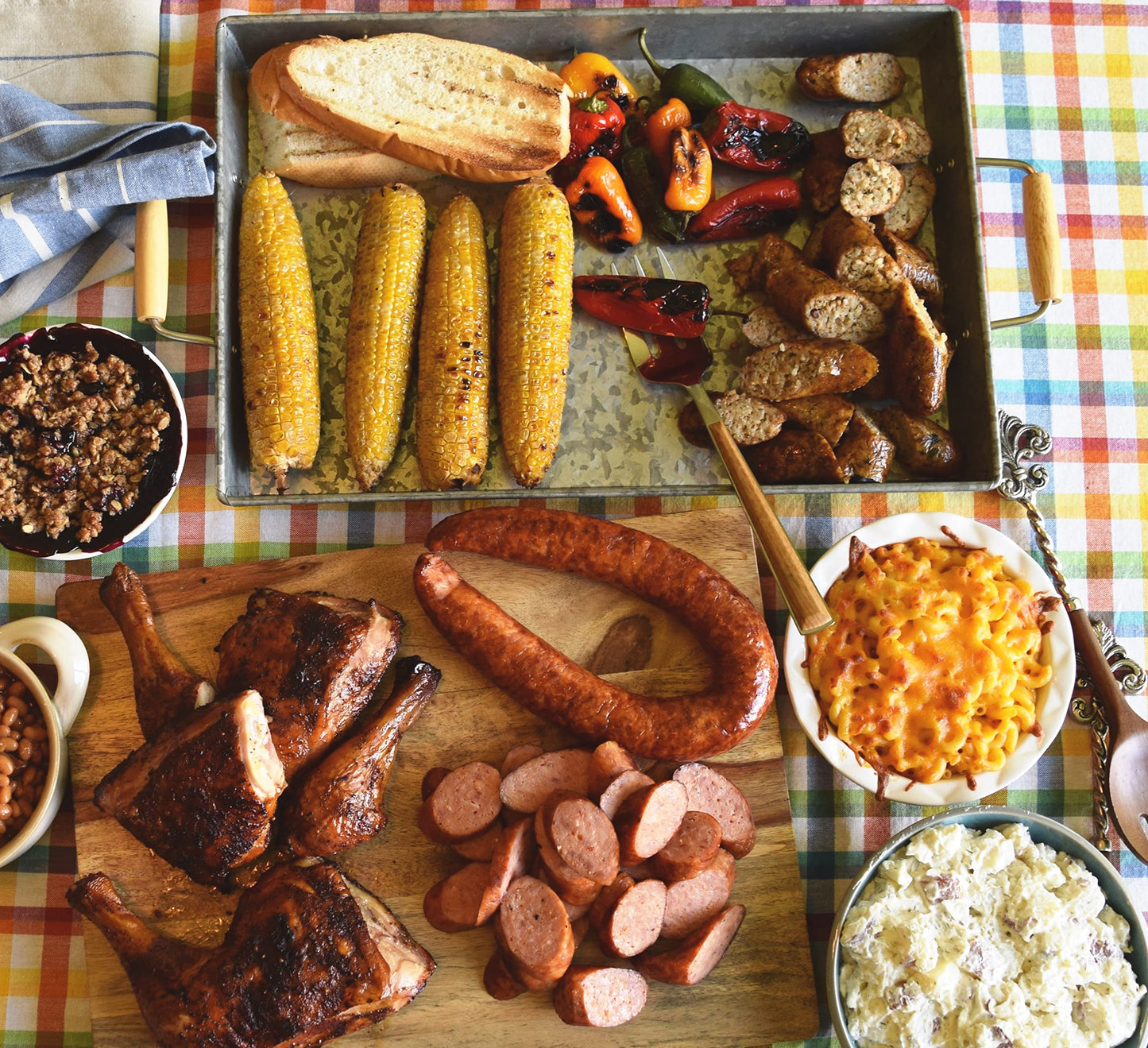 Manda Fine Meats Andouille Sausage, 12 Ounce Pack, Smoked Sausage