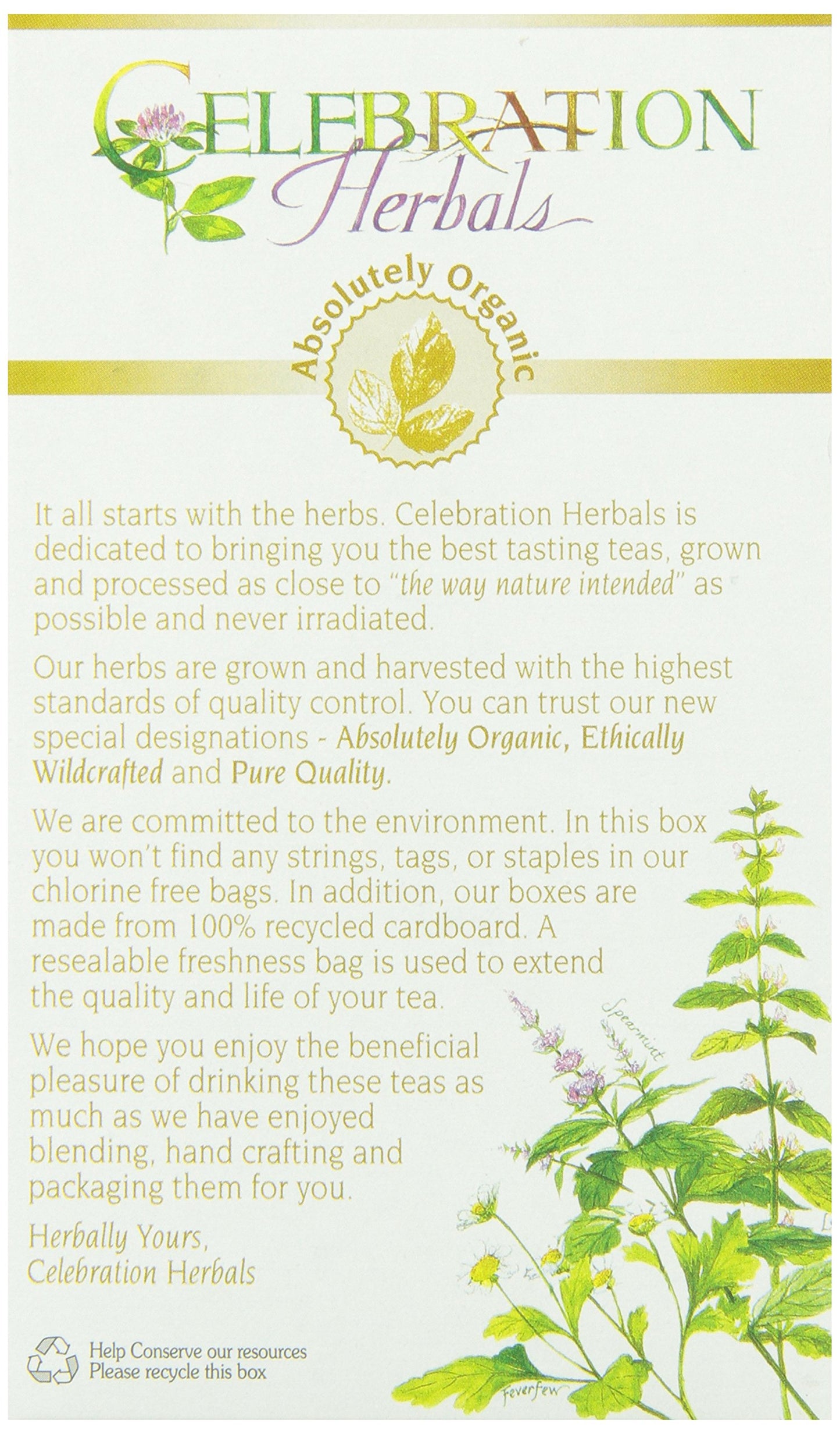 Celebration Herbals Horsetail Tea Organic 24 Bag, 1.16 0Z