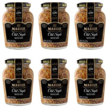 Maille Mustard, Old Style, 7.3 Oz, 6 Count