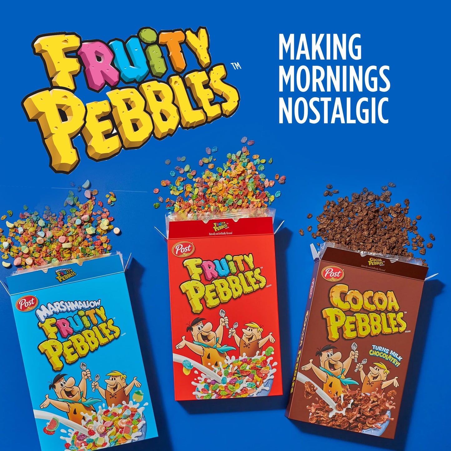 Fruity Pebbles Gluten Free Cereal, Sweetened Rice Crunch, On-th-Go Single Serve Breakfast, 2 oz Cup (Pack of 12)