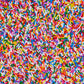 Fancy Sprinkles Classic Rainbow Crunchy Jimmies, Real Sugar, For Ice Cream, Cookies, Cakes, Cupcakes, Dessert Decorating, Origin