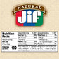 Jif Natural Crunchy Peanut Butter Spread, 16 Ounces (Pack Of 12), Contains 90% Peanuts