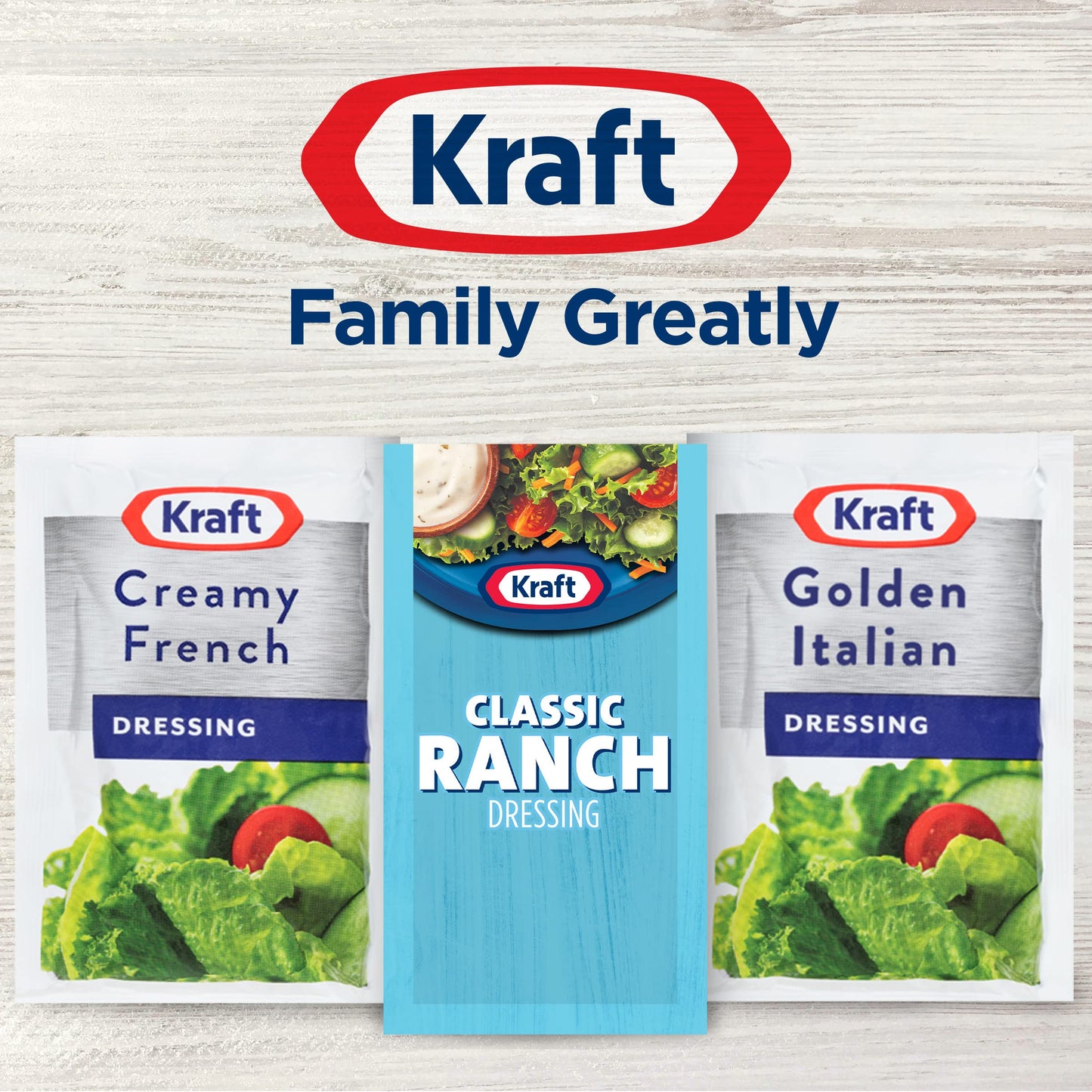 Kraft Ranch Single Serve Salad Dressing, 0.44 Ounce (Pack of 200)