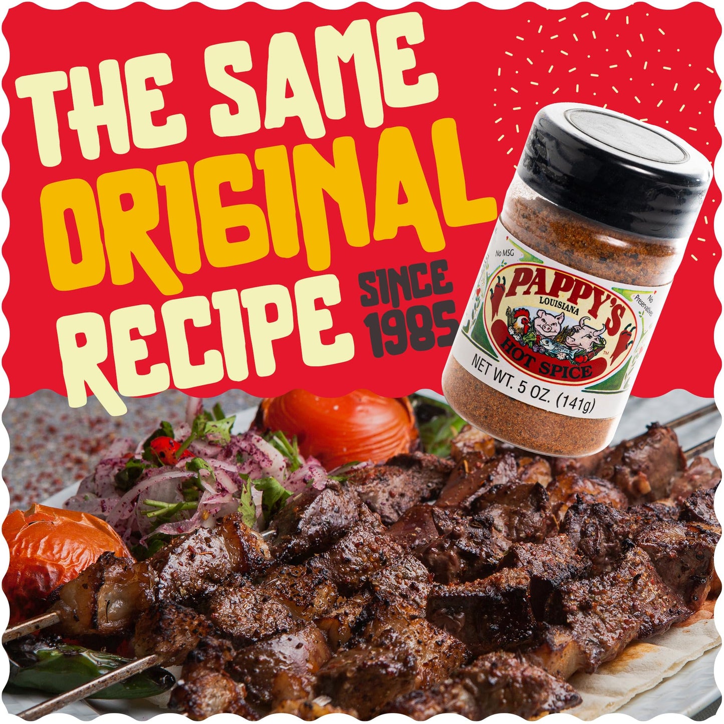 Pappy'S Seasonings (Louisiana Hot Spice, 5Oz)