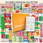 SNACKZON Assorted Japanese Korean Snacks Gift Set - 39 Pieces, Sweet & Savory