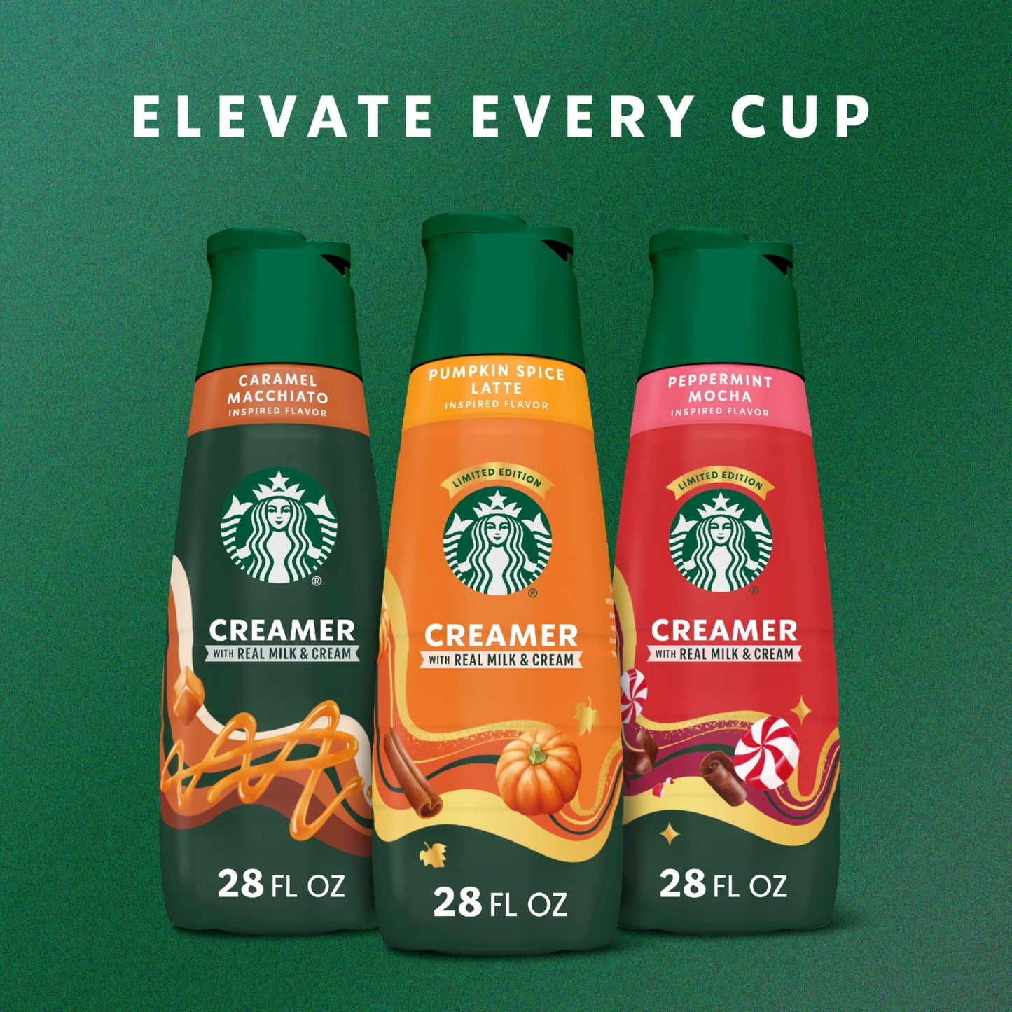 Starbucks Pumpkin Spice Latte Coffee Creamer, 28 Fl Oz