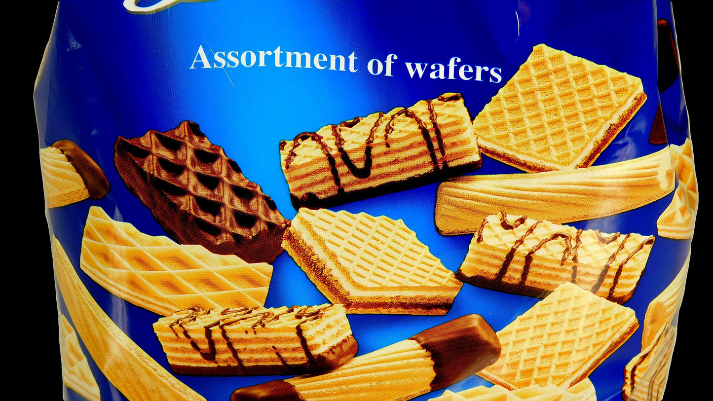 Hans Freitag Desiree Assortment Of Wafers Gourmet Cookie Snacks Imported From Germany 2 Pack X 14 Oz / 400 G Each)