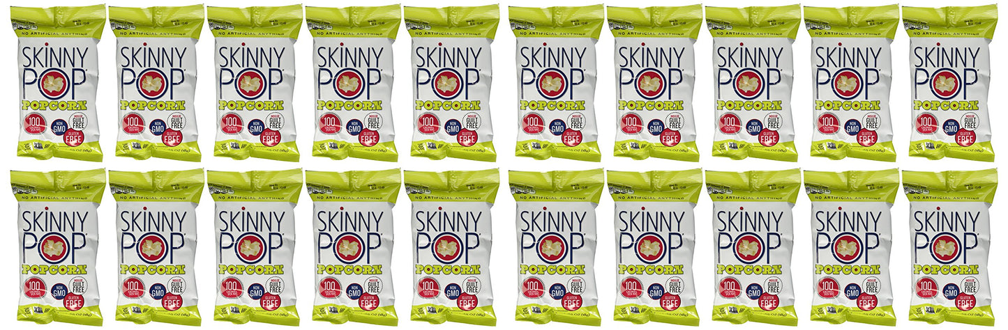 Skinny Pop Popcorn, 100 Calorie Bags.65 Oz (Pack Of 20)