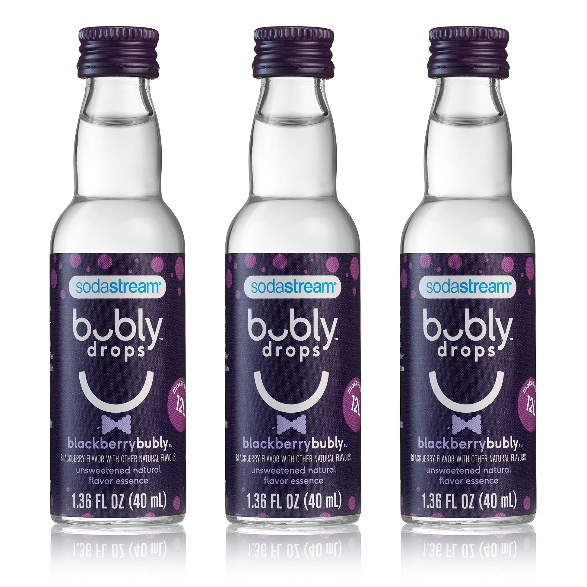 Sodastream Bubly Drops, Blackberry, 1.36Oz (Pack Of 3)