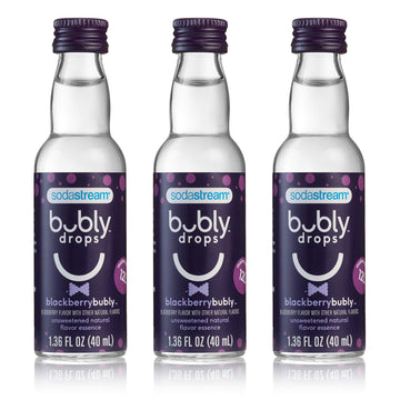 Sodastream Bubly Drops, Blackberry, 1.36Oz (Pack Of 3)