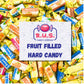 R.U.S. Candy Fruit Filled Hard Candy – Assorted Flavors – 1 lb Bag – Individually Wrapped for Freshness