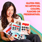 Myna Snacks Midnight Mini Cookies - Gluten Free, Dairy Free, Chocolate with White Chips, 4oz Bags, Pack of 4